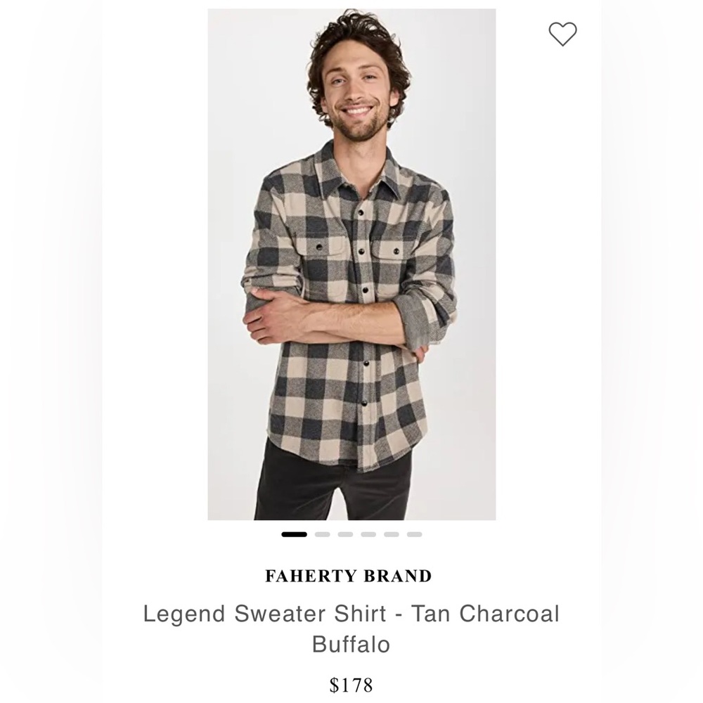 Faherty Men’s Legend Sweater Shirt